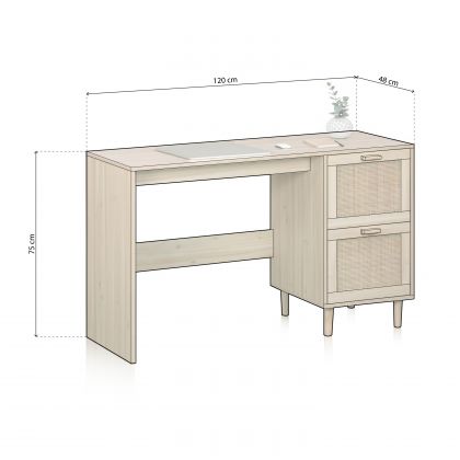 Mesa de estudo fabricada