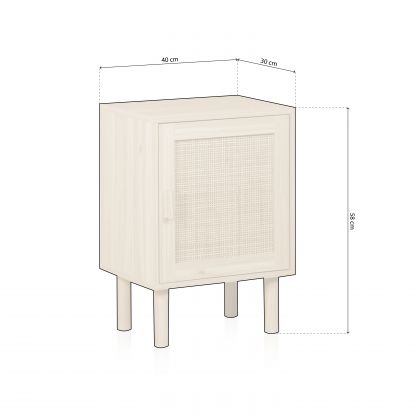 Table de chevet Fabriqué