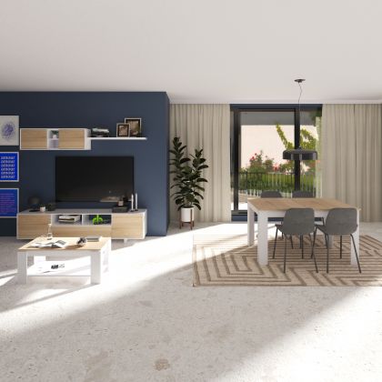 Pack salón con mesa de comedor Kenzo Plus VB