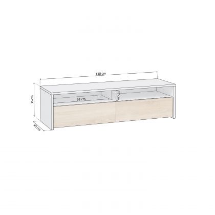 Mueble TV Elba 2 puertas