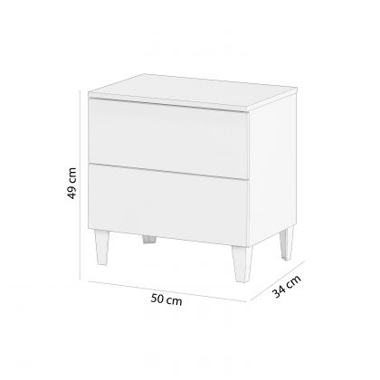Table de chevet Plex