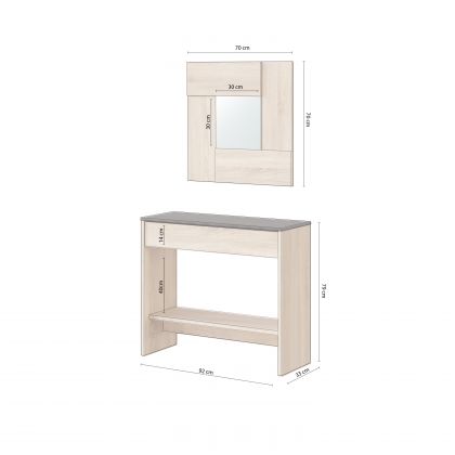 Mueble de recibidor consola Ona