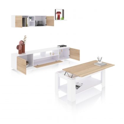 Pack salón con mesa de centro Kenzo Plus V1