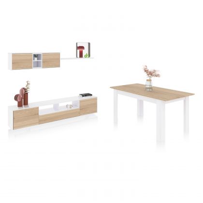 Pack salón con mesa de...