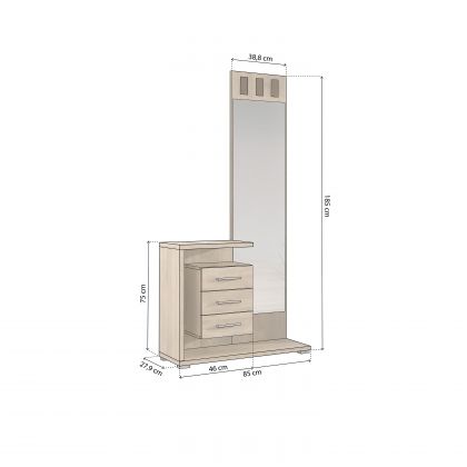 Mueble de recibidor Prisma