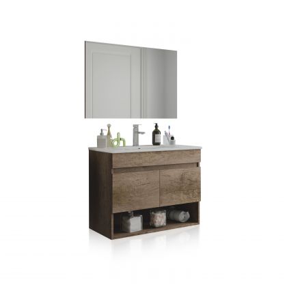 Mueble de baño con espejo...