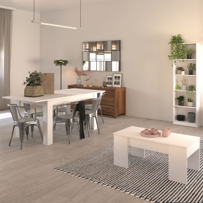 Pack mesa de jantar 140 e mesa de centro Vita