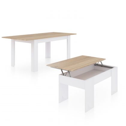 Pack table à manger 123 et table basse Vita