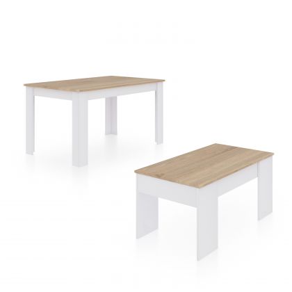 Pack table à manger 123 et table basse Vita