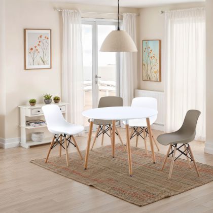 Mesa de jantar redonda Skandia