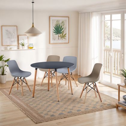 Mesa de comedor redonda Skandia