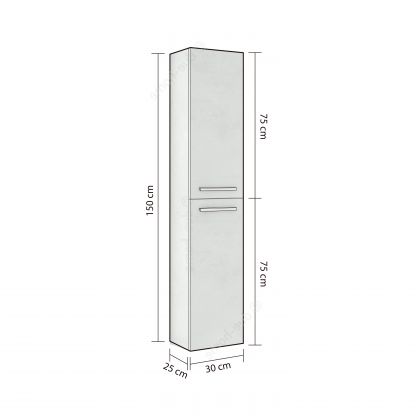 Columna de baño Osvak 2 puertas