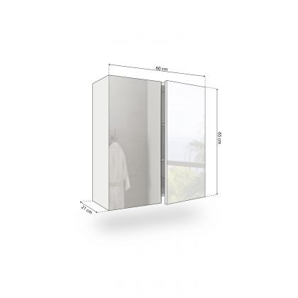 Armoire de toilette avec miroir Inspire