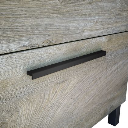 Armoire de toilette avec miroir Sense 3 tiroirs