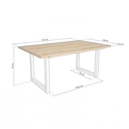 Mesa de comedor Altea 170