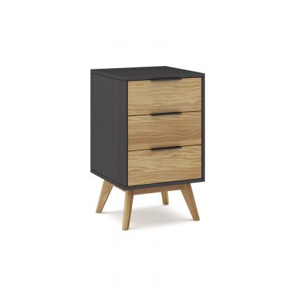 Numa table de chevet 3 tiroirs