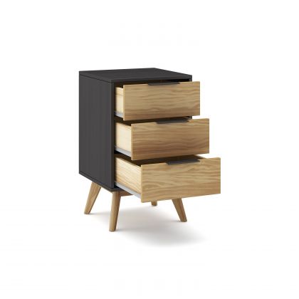 Mesa de cabeceira Numa 3 gavetas