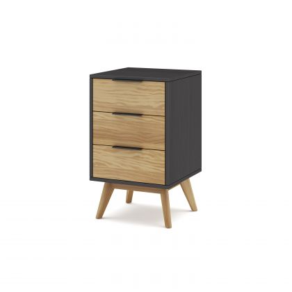 Mesa de cabeceira Numa 3 gavetas
