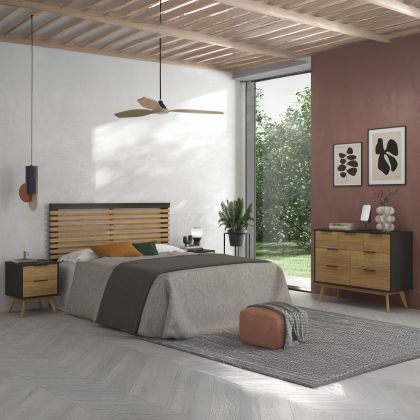 Numa table de chevet 2 tiroirs