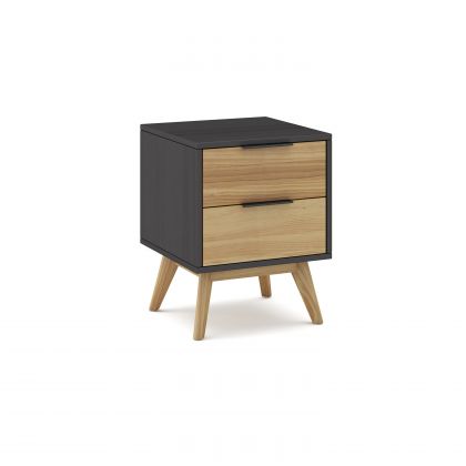 Numa table de chevet 2 tiroirs