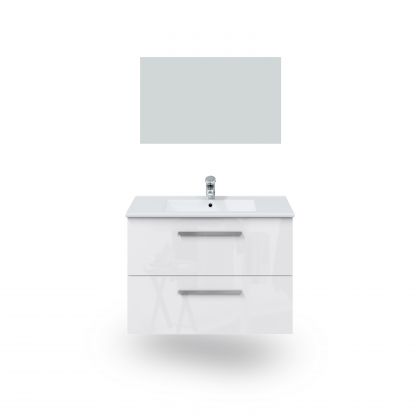 Mueble de baño con espejo Feel 2 cajones